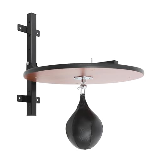 Speed Bag Platform, Wall-Mounted Boxing Training Equipment with Punching Ball, Adjustable Height Speed Bags for Boxing, Speed Bag Stand for Speed Reaction Training