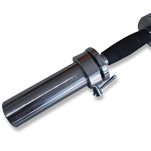 CAP Barbell Olympic Dumbbell Handles | Multiple options - style: Chrome w/Rubber Grips