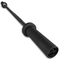 Mikolo EZ Curl Bar, 2 Inch Olympic Curl Bar for Biceps and Triceps, 47” Curling Bar with Knurled Grip, 700LB Barbell Bar with Multi-Angle Wrist-Friendly Design - color: Black - 4ft Straight Bar - Bar Only
