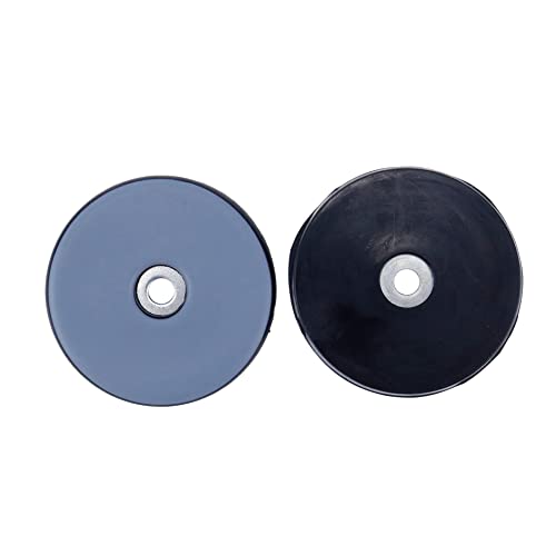 Teflon Furniture Sliders with Screws, Round, 2In-8Pcs | Secure Fit, Stainless Washers, Hardwood Floor Protection & Easy Moving, for Chair Table Sofa - style: Round