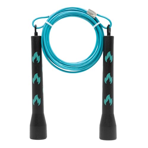 Double Under Wonder Jump Rope, Tangle-Free Speed Rope, Adjustable Speed Rope for Men, Women, Indoor Fitness Training Speed Skipping Rope, Jumping Rope, Perfect for Boxing Workout, Cardio, Endurance Training, Jump Rope for Double Unders - color: Electric B