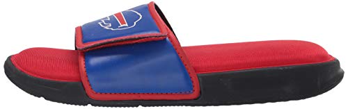 FOCO mens NFL Team Logo Sport Shower Foam Slide Flip Flop Sandals - size: 7-8