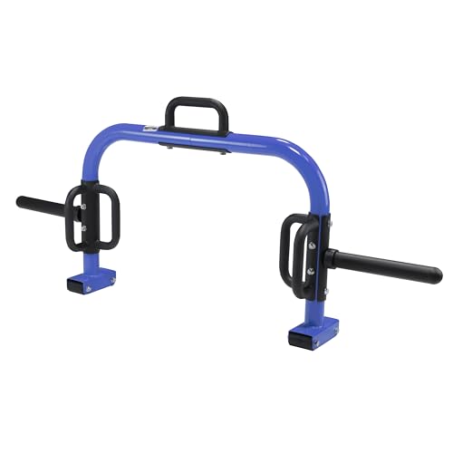 CAP Deluxe Open Trap Bar - Dual Grip Hex & Shrug Bar for Weightlifting - color: Blue