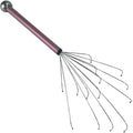 stargo Massage Master Metal Back Scratcher for Men, Women, Elderly - Wide Wire Claw Scratching Head Body Massager - Hand Back Scratch for Adults, Dogs - Massage Stick Gift - color: Metallic Pink