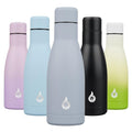 BJPKPK Insulated Water Bottle 12oz Small Stainless Steel Water Bottles Reusable Metal Thermal Keep Cold and Hot,Mist Grey - color: Mist Grey, size: 12 Ounces