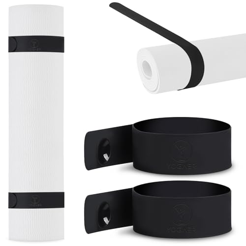 Yoga Mat Carrier Strap, Adjustable Thick Straps Sling for Carrying Large Mats, Stretching Band - color: Slap Band Black
