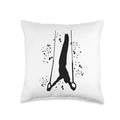 Gymnast Still Rings Boys Kids Artistic Gymnastics Throw Pillow - size: 16x16