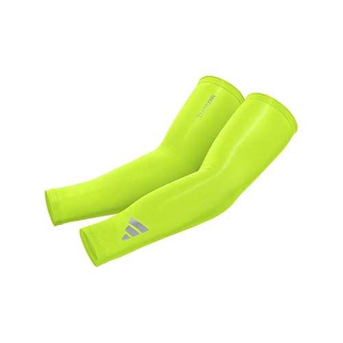 adidas Climacool Compression Arm Sleeves - color: Lucid Lemon, size: Youth