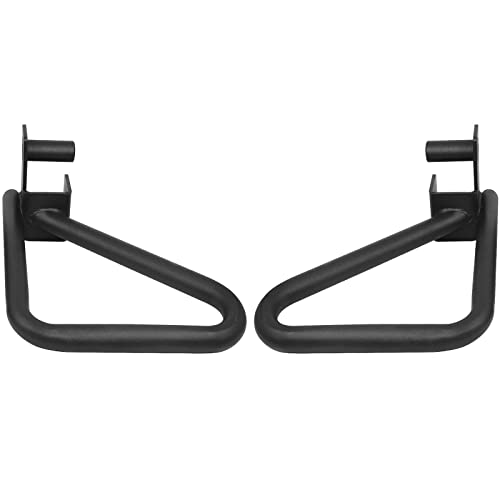 A2ZCARE Dip Bar Attachment for Squat Rack - Multi Grip Set of 2 for Strength Training, Pull up, Push up 2x2 inch Power Cage Squat Rack - Pair
