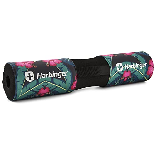 Harbinger Hip Thrust Bar Pad for Doing Hip Thrusters at Home and in The Gym for Olympic and Standard Bars - color: Floral
