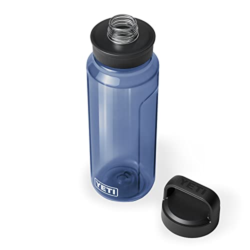YETI Yonder Water Bottle with Yonder Chug Cap, Lightweight, Leakproof and BPA-Free - color: Navy, style: 34oz