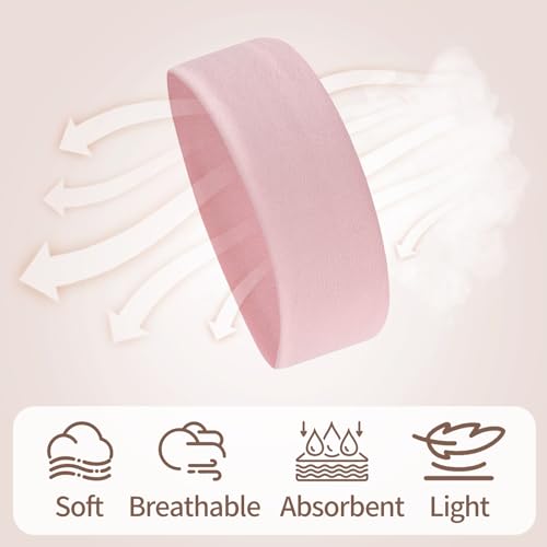 Panleding 12 Pack Sports Headbands for Women, Non-Slip Elastic Soft Hair Bands, Fashion Hair Warp for Workout, Yoga, Running, Fitness, Neutral Colors - color: Neutral Colors