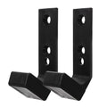 FOMIYES 2Pcs Wall Mounted Barbell Storage Rack Pa PP Fitness Equipment Holder Space-saving Dumbbell Rod Stand Compatible with Electroplated Bars Easy Installation and Stable Support