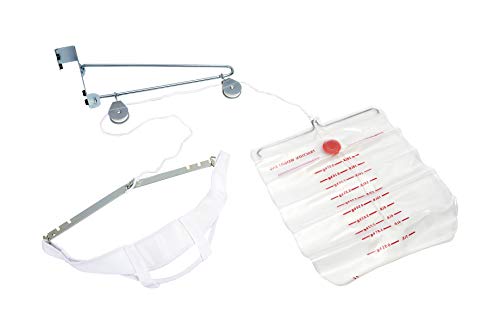 Essential Medical Supply Over-Door Cervical Neck Traction Set - Easy and Effective Pain Relief for Neck and Spine, Adjustable and Portable for Home Use