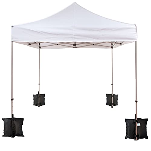 Ontheway Sand Bags for Canopy Tent, Heavy Duty Weights Sandbags, 4pcs-Pack (Grey) - color: Gray