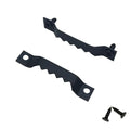 50 Pack Small Sawtooth Picture Hangers - Steel Picture Hanging Solutions with Screws, for Hanging Clock Paintings Artwork Frame Hooks (Black) - color: Small Black-50 Pack