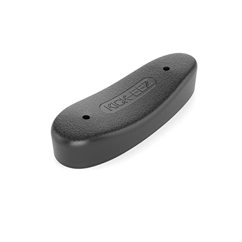 Kick-EEZ® Grind to Fit Recoil Pad with Sorbothane®, Trap Black, Screw-On Backing for Shotgun or Rifle, Butt Stock Pads Shooting Accessories (Trap 2" x 5 5/8", Thickness 15/16", Black)
