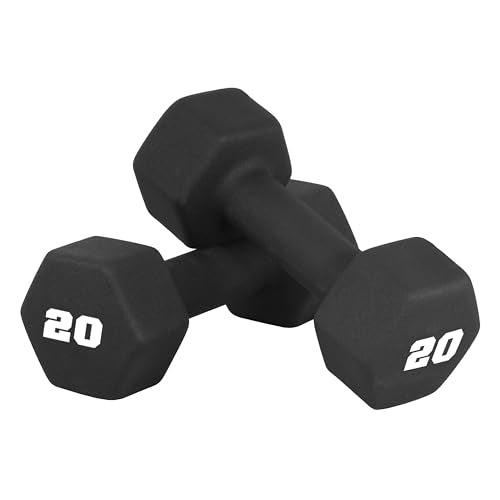 CAP Barbell Neoprene Dumbbell Weights Pairs & Sets | Multiple Colors - size: 20 lb Pair