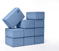 Bulk 4 in Foam Yoga Blocks, 10 Pack - color: Slate