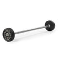 Titan Fitness Rubber Curl Fixed Barbells, Pre-Loaded Weight Bar for Strength Training & Weightlifting - color: Straight Fixed Barbell, size: 40 LB