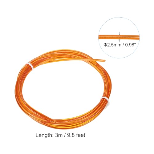 PATIKIL Speed Jump Rope Replacement Cable, Professional Skipping Rope Steel Wire Replace for High Speed Jump Ropes - color: Orange