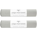 S&T INC. Aura Yoga Mat Towel, Quick Dry Towel, Soft and Absorbent for Gym, Pilates, and Hot Yoga Mat, 2 Pack, 26.5 inches x 72 inches, Microfiber, Grey - color: Grey (2 Pack)