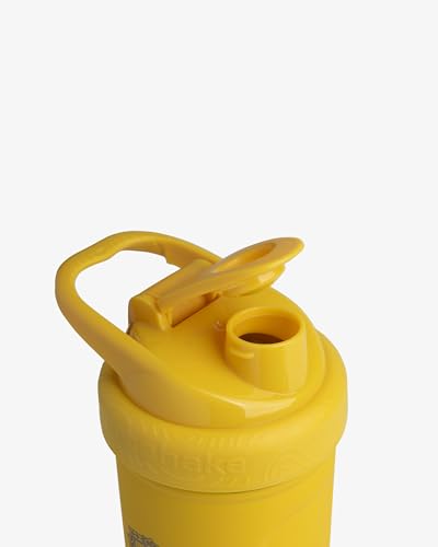 Smartshake Harry Potter Reforce Stainless Steel Protein Shaker Bottle 900 ml | 30 oz - Leakproof Screw-on Lid - BPA Free – Unisex - Non Insulated - Hufflepuffs Logo - color: Yellow