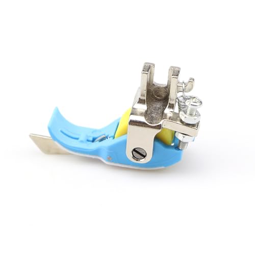 SP-18 Heavy-Duty Plastic Flange Roller Presser Foot for Industrial Single-Needle Sewing Machines - Compatible with Juki 8700/Brother 8100 Series (Precision Edge Guide & Anti-Skip Stitch) (SP-18R 1/32) - size: SP-18R 1/32