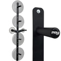 PRx Performance Profile Weight Plate Storage 3-Peg or 4-Peg Wall-Mounted Vertical Bumper weight plate Holder garage Workouts, home or commercial gym 2-Inch Barbell Plates - size: 3-Peg Storage