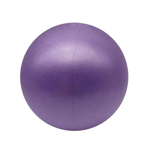 Yoga Ball Fitness Gym Yoga Equipment Rehabilitation Training Leg Thigh | Inflatable Small Excersing Ball Arm Belly Abdomen Butt for Home Fitness Offices Spa - color: P urple