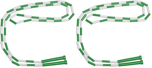 Sportime Jump Rope with Plastic Links, 16 Feet, Green - 1004680 - size: 1 Count (Pack of 2)