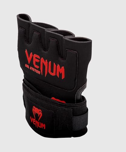 Venum Venum Gel Kontact Quick Wraps - color: Black/Red, size: Medium