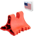 Body Back Davinci Tool (Red) -USA Made- Hard Rubber Neck Tension Relief & Pressure Point Massage Tool - Occipital Release Tool - Cervical Traction Device- Suboccipital Release Device - Neck Stretcher - style: Firm - Red