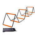 Menolana Agility Ladder Football Footwork Ladder Balance Foldable Agility Training Equipment Speed Ladder for Outdoor Sports Workout - size: 8 Grids With Bag