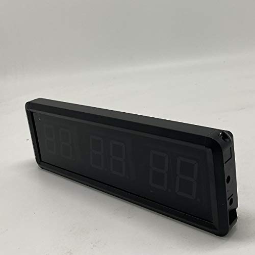 LED Digital Countdown Wall Clock Fitness Timer Stopwatch for Gym (1.5inch Digital High) - size: 1.5inch Digital High