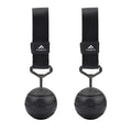 Rock Climbing Solid Training Cannonball Bomb Power Pull Up Ball Hold Grips for Straps for Finger, Forearm, Biceps, Back Muscles - color: Black (Groove 3")