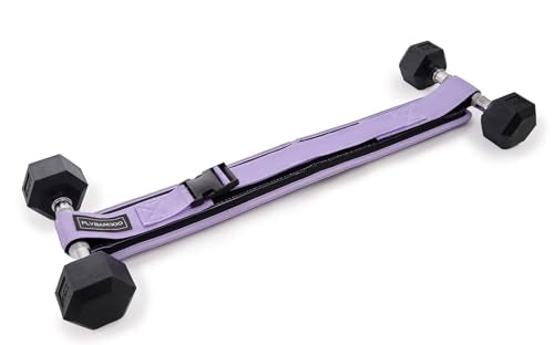 Hip Thrust Belt for Dumbbells,Booty Belt for Hip Thrust Slip-Resistant Padding - color: Violet