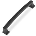 COTYKILEY 10 Pack 5 Inch(128mm) Matte Black Cabinet Handles Black Kitchen Cabinet Pulls Cabinet Door Handles Kitchen Cabinet Hardware Cupboard Drawer Pulls Dresser Handles - color: Matte Black, size: 5" Hole Center（128MM）