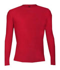 Pro Compression L/S Crew Red Small