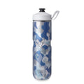 HydraPak | Polar Bottle - Polar Sport Insulated Water Bottle - BPA-Free, Sport & Bike Squeeze Bottle with Handle (Contender Blue, 700ml / 24oz) - color: Contender Blue, style: 24oz/700ml