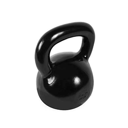 CAP Barbell Black Enamel Coated - Singles and Sets, Multiple Weight Choices - size: 45.0 Pounds