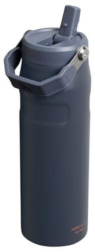 Stanley IceFlow Flip Straw 2.0 Water Bottle 24 oz | Built-In Straw with Larger Opening | Lightweight and Leak Resistant | Insulated Stainless Steel | BPA-Free | Twilight - color: Twilight, size: 24 Ounces