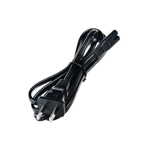 UL AC Power Cord Cable Plug Lead Compatible with STYNGT TT-205 Under Desk Elliptical Exercise Machine Portable Electric Seated Foot Pedal Exerciser Charging Cable