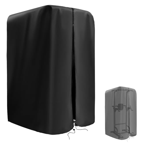 Kingling Pull Up Bar Station Cover for Power Tower Home Strength Training Dip Stands - Waterproof & Dustproof Protective Cover - color: 42"L x40"W x88.2"H