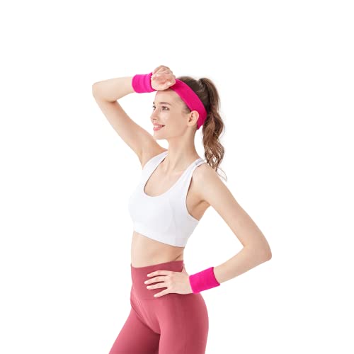 12 PCS Sports Basketball Headband Sweatband Head Sweat Band Brace Outdoor for Men Women Kids Doing Yoga Running Tennis (Pack of 2) - size: Standard (Pack of 2)