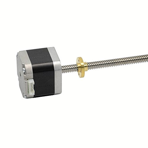 NEMA 17 Stepper Motor 42-40 with Integrated 300mm T8 Lead Screw | for RepRap Prusa i3 3D Printers Z Axis or CNC Machine - size: 300-Tr8X8