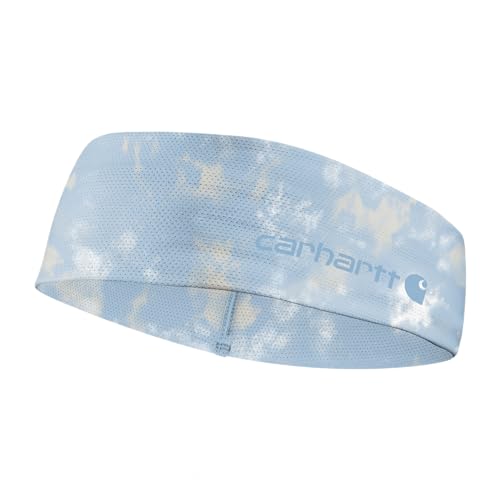 Carhartt Unisex-Adult Force UPF Lightweight Headband - color: Watercolor Camo Print-Moonstone/Malt