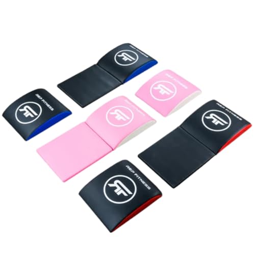 REP Fitness Ab Mat | Sit Ups | Exercise Equipment for Core Training | Thick Foam Pad for Home Gym Workouts | Lumbar Support Cushion for Back Pain Relief | Compact Fitness Mat for Abs Floor Routines - color: Red