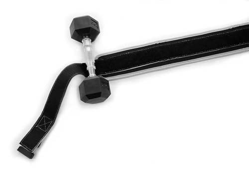 Hip Thrust Belt for Dumbbells,Booty Belt for Hip Thrust Slip-Resistant Padding - color: Gray