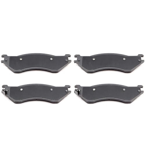 ECCPP D702-7576 4pcs Front/Rear Semi Metallic Disc Brake Pad Set Fit For Dodge B1500 1998,For Dodge For Durango 2003,For Dodge Ram 1500 2000-2001 2004-2006,For Dodge Ram 1500 Van 1999-2003 - style: D702 [4pcs]